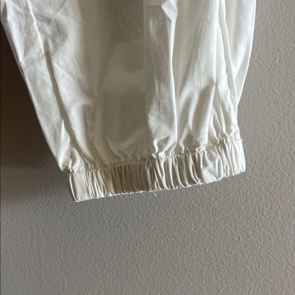 Chic Strapless White Jumpsuit - image 5